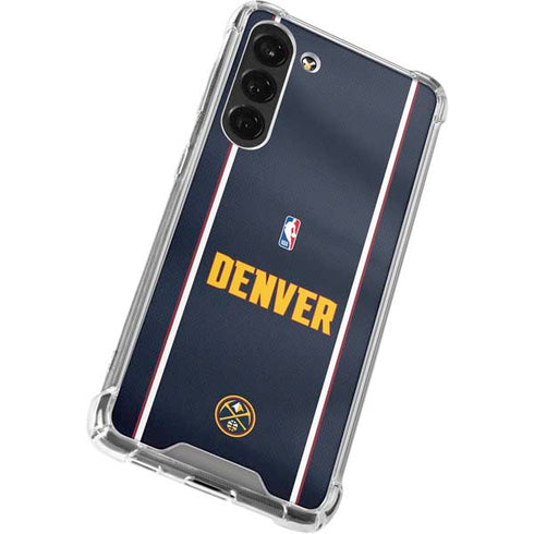 NBA Denver Nuggets Jersey Galaxy S24 FE Clear Case